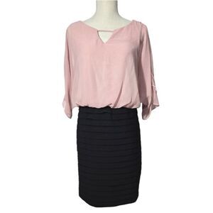 knee length dresses for ladies Collins Short Sleeve Bomber main image 0